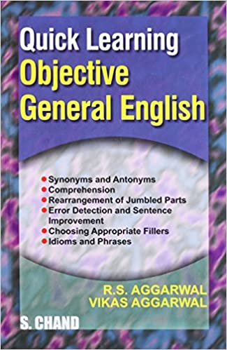 S Chand s Quick Learning Objective General English By R S Aggarwal